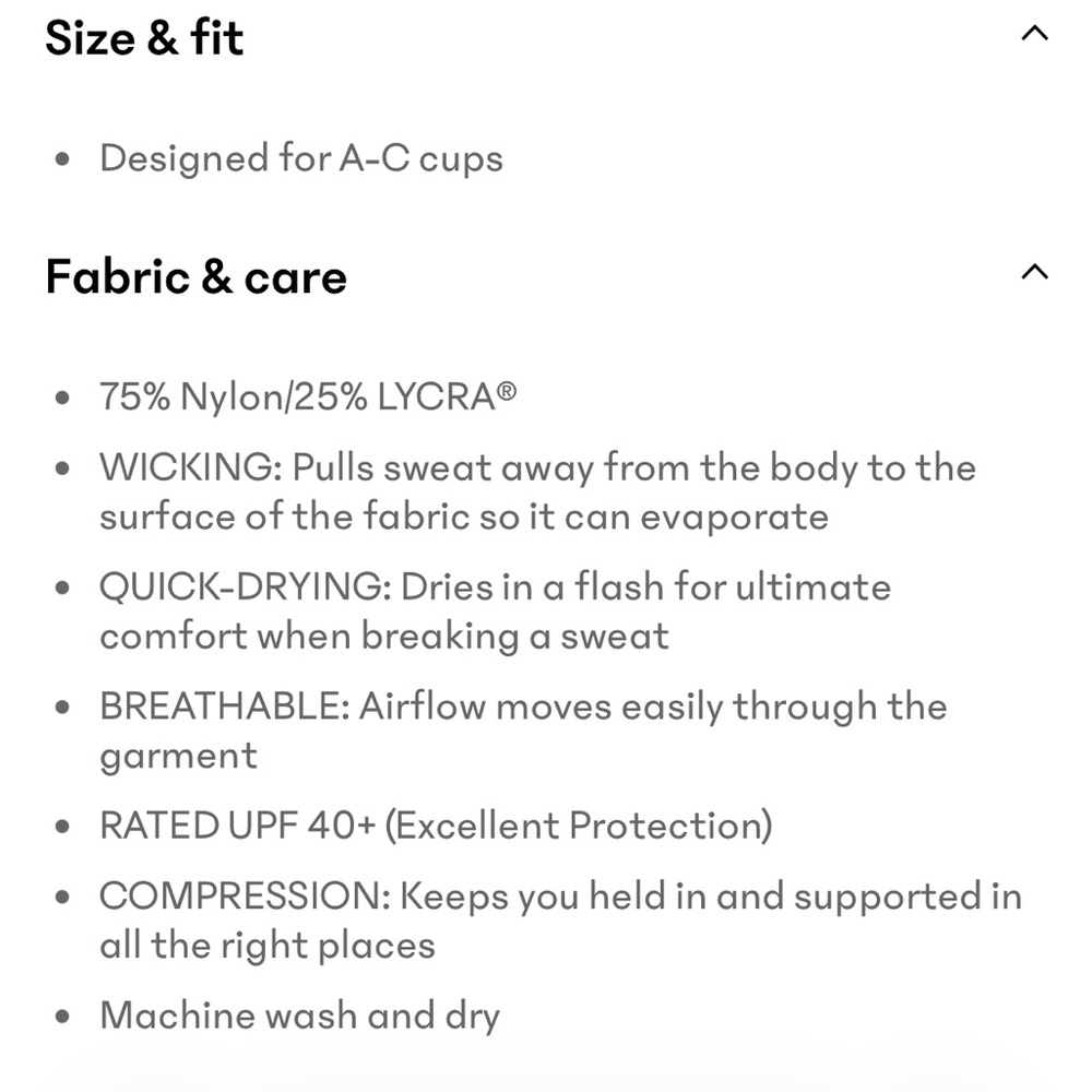 New Athleta Vital Bra A-C - Picture 9 of 11